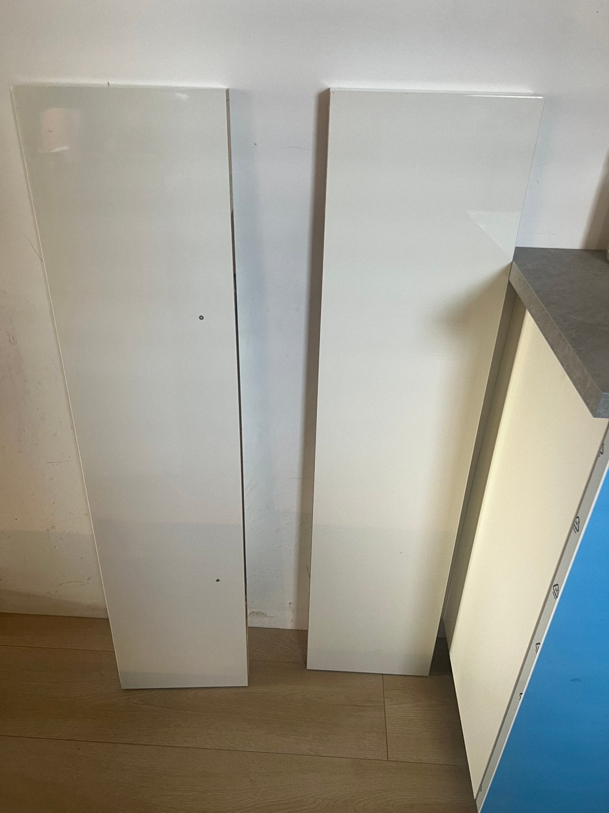 2 Ikea Lack planken hoogglans wit, Ophalen, Zo goed als nieuw
