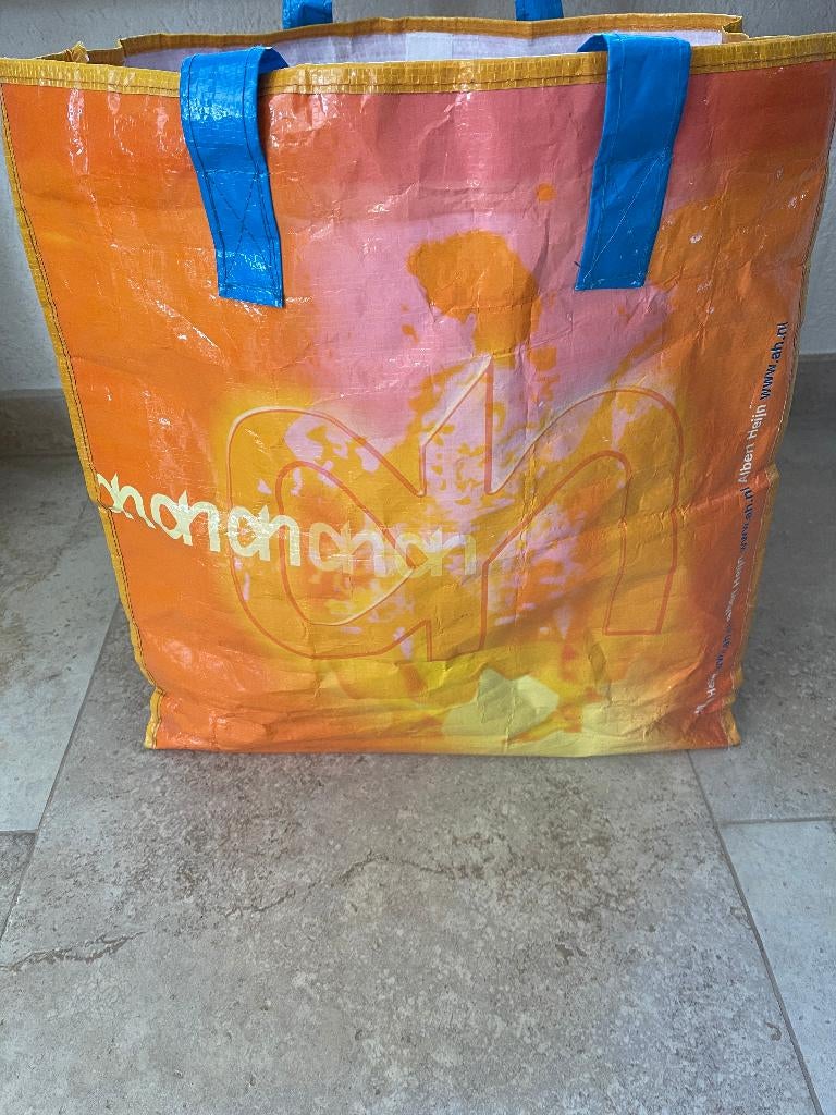 Oranje  "Albert Heijn" Bigshopper/Boodschappentas, Verzamelen, Ophalen of Verzenden, Gebruikt, Reclamebord