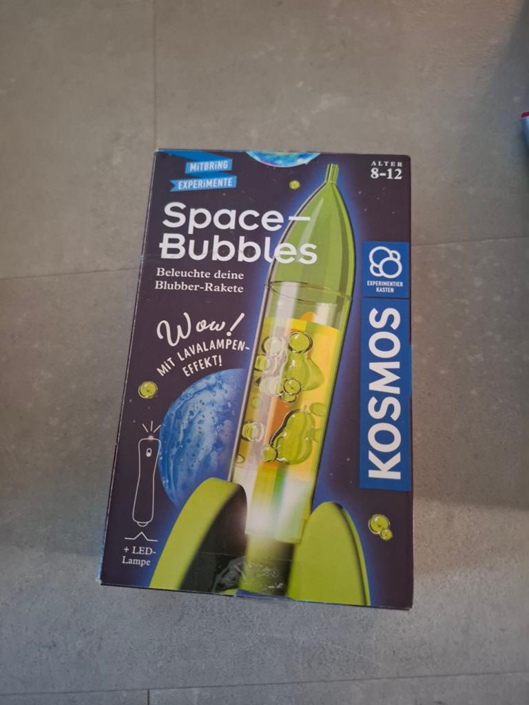 Kosmos Space Bubbles Raket Lava Lamp Effect Experiment, Ophalen of Verzenden, Nieuw, Ontdekken, Met licht