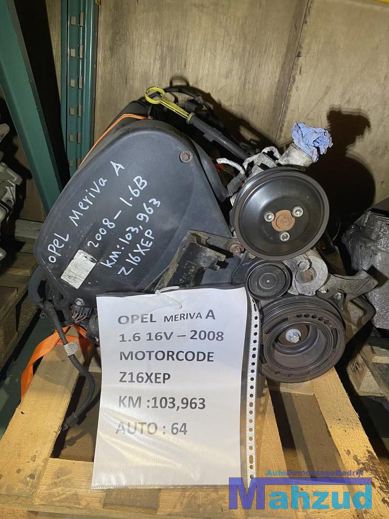 OPEL MERIVA A 1.6 16V Motorblok motor Z16XEP, Gebruikt, Opel Automobile GmbH, Ophalen of Verzenden, Kontakt@opel-infoservice.de