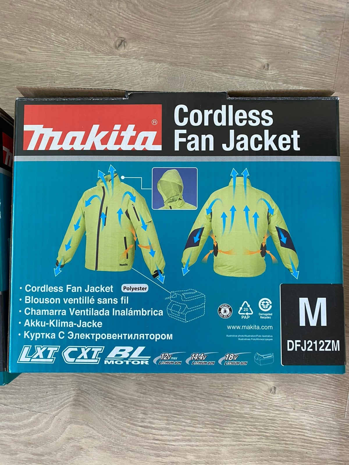 Nieuwe Makita geventileerde (werk) jas 2x maat M Medium, Ophalen of Verzenden, Nieuw, Dames, Jas
