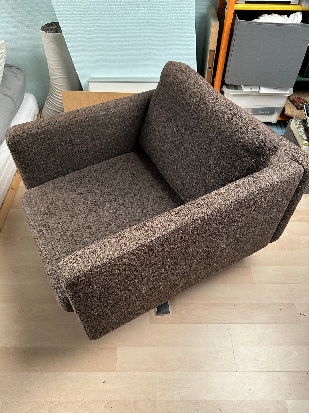 COR fauteuil bruin - in goede staat, Ophalen, Gebruikt, Stof, 75 tot 100 cm