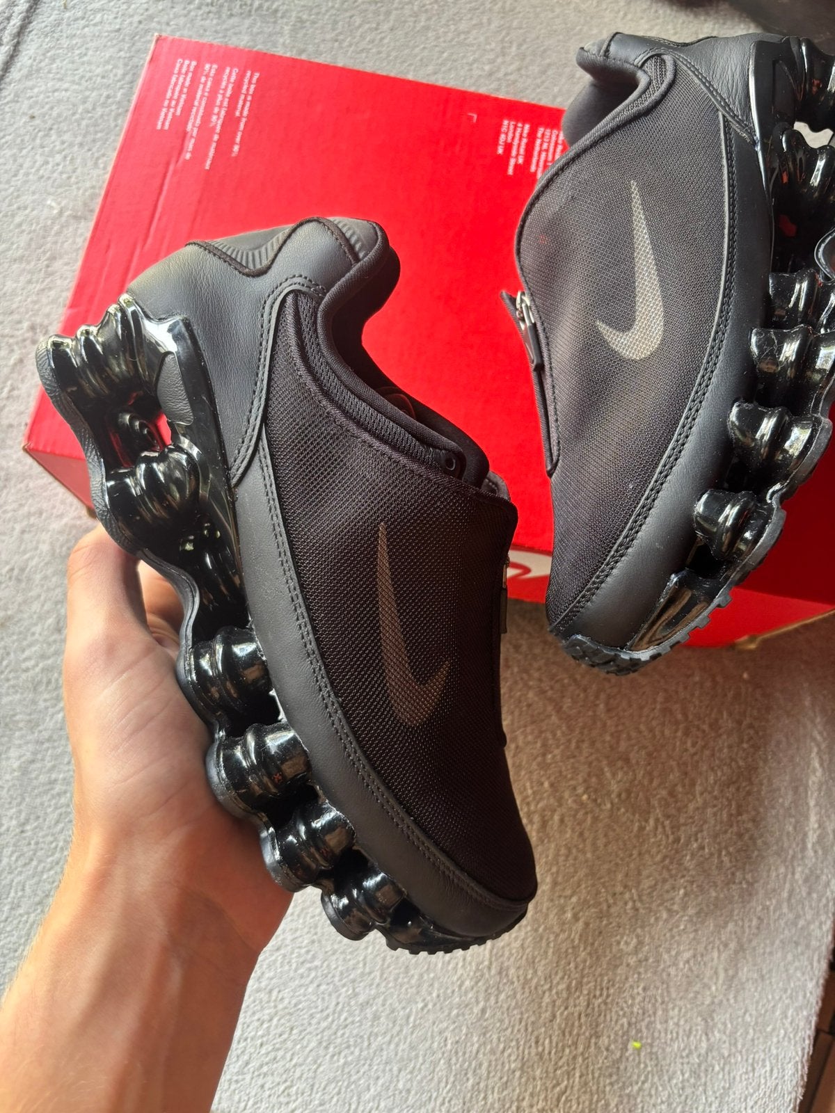 Nike shox tl cave stone - maat 36,5 - nieuw, J, Zwart, Nieuw, Ophalen of Verzenden