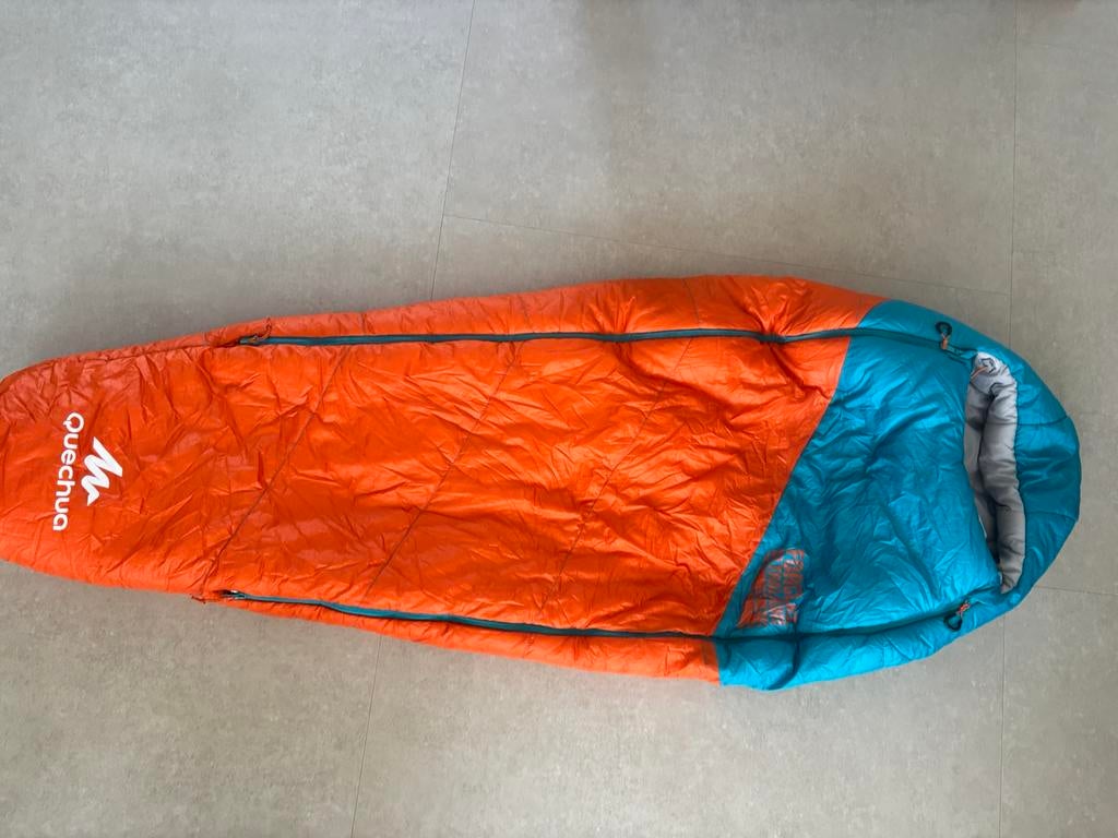Kinderslaapzak forclaz 0-5 graden decathlon, Ophalen of Verzenden, Zo goed als nieuw
