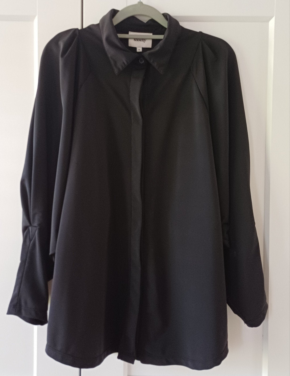 Mooie soepelvallende blouse maat XL van Shoeby, Zwart, Maat 46/48 (XL) of groter, Ophalen of Verzenden, Zo goed als nieuw