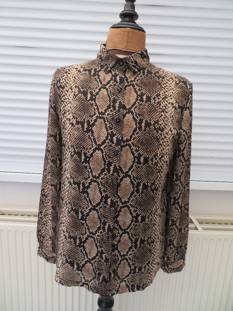 Dames blouse Voyar maat 40 nieuw.Panter look, Kleding | Dames, Maat 38/40 (M), Bruin, Nieuw, Ophalen of Verzenden