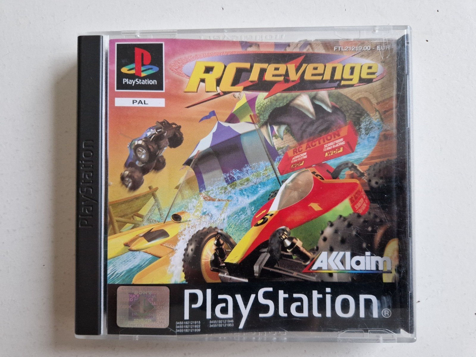 RC revenge [PS1] Arcade racer, Gebruikt, Verzenden, Racen en Vliegen, 2 spelers