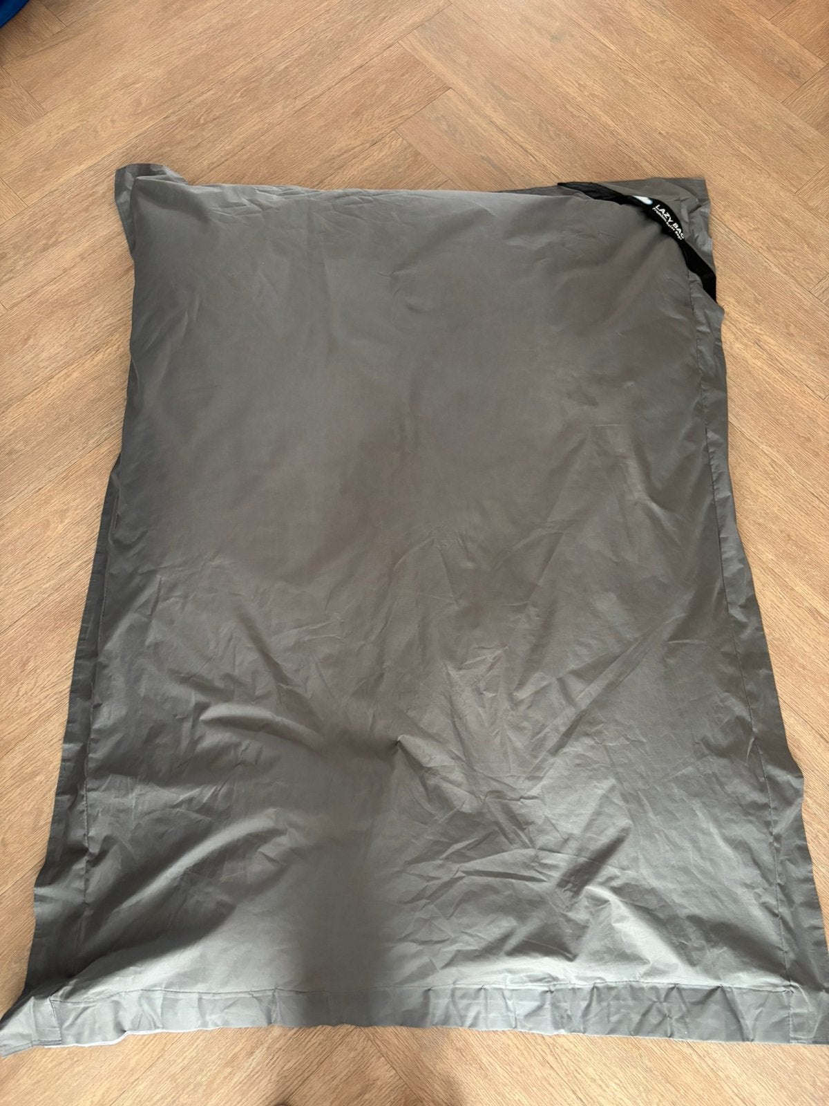 Lazy bag zitzak donkergrijs, Ophalen, Zo goed als nieuw, Grijs