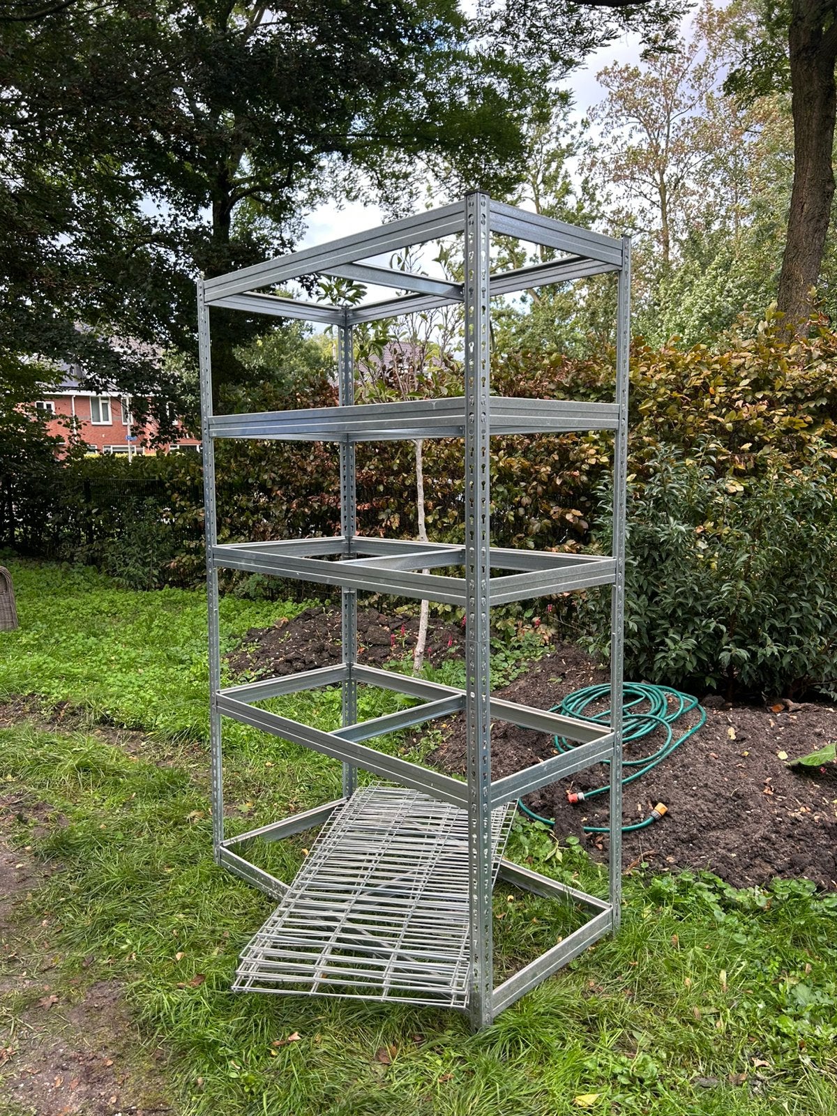 GRATIS AFHALEN ijzeren stellingkast, Doe-het-zelf en Verbouw, Ophalen, Gebruikt, Overige typen, Minder dan 2 meter