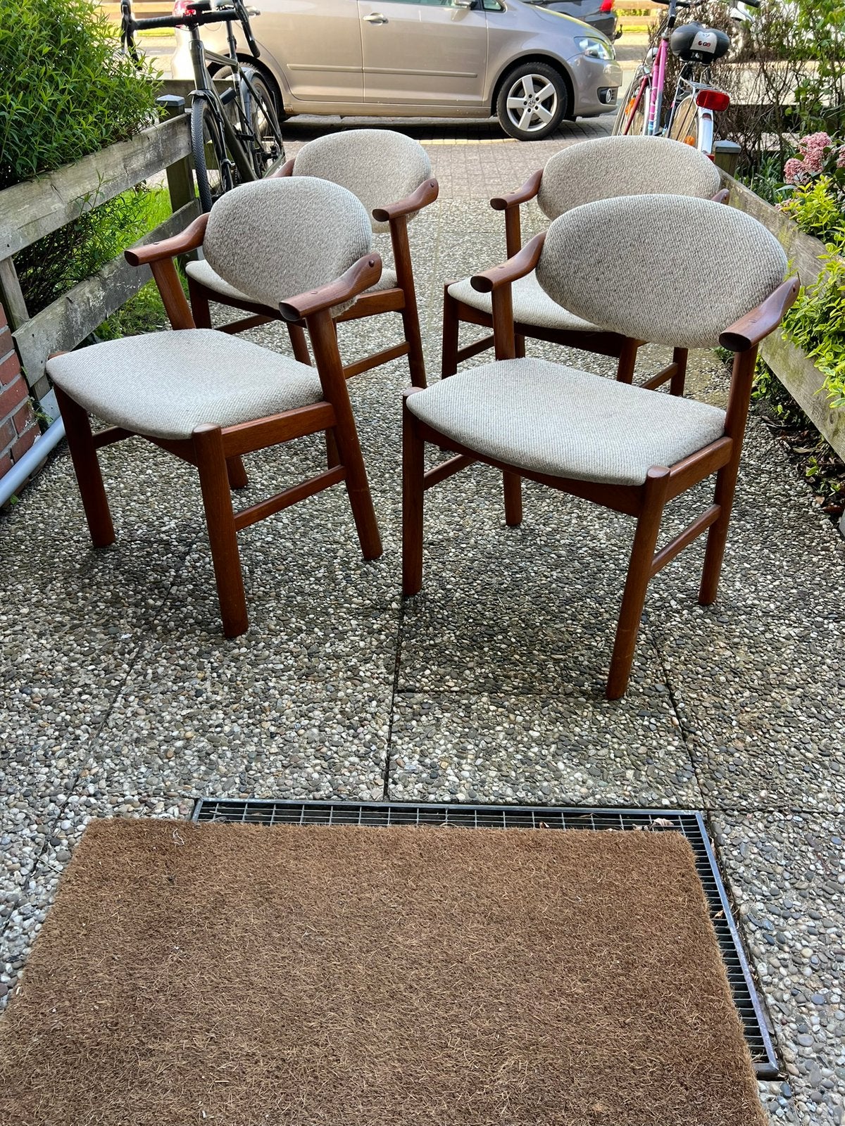 Shou Andersen stoel design, Ophalen, Hout, Gebruikt, Bruin