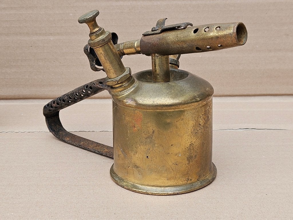 Antieke benzinebrander / verfbrandertje Lot nr. 1, Ophalen of Verzenden