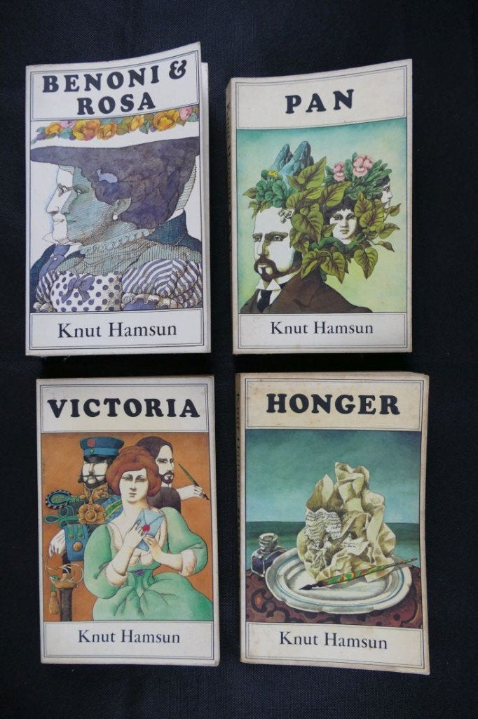 4x Knut Hamsun, Boeken, Ophalen of Verzenden, Gelezen, Knut Hamsun, Europa overig