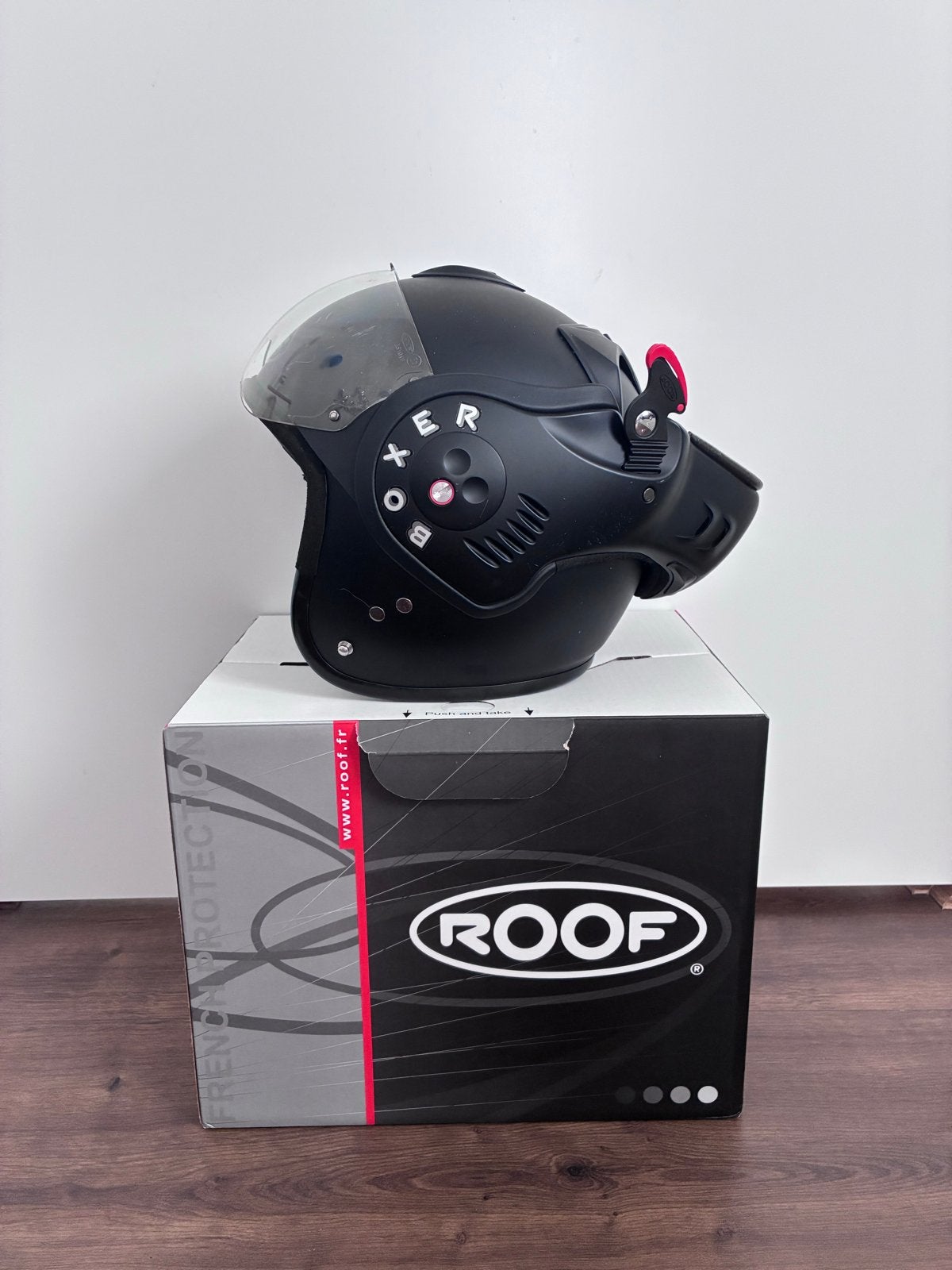 Roof Boxer V8 Systeemhelm - Maat XL, Motoren, Overige merken, Systeemhelm, Heren, XL