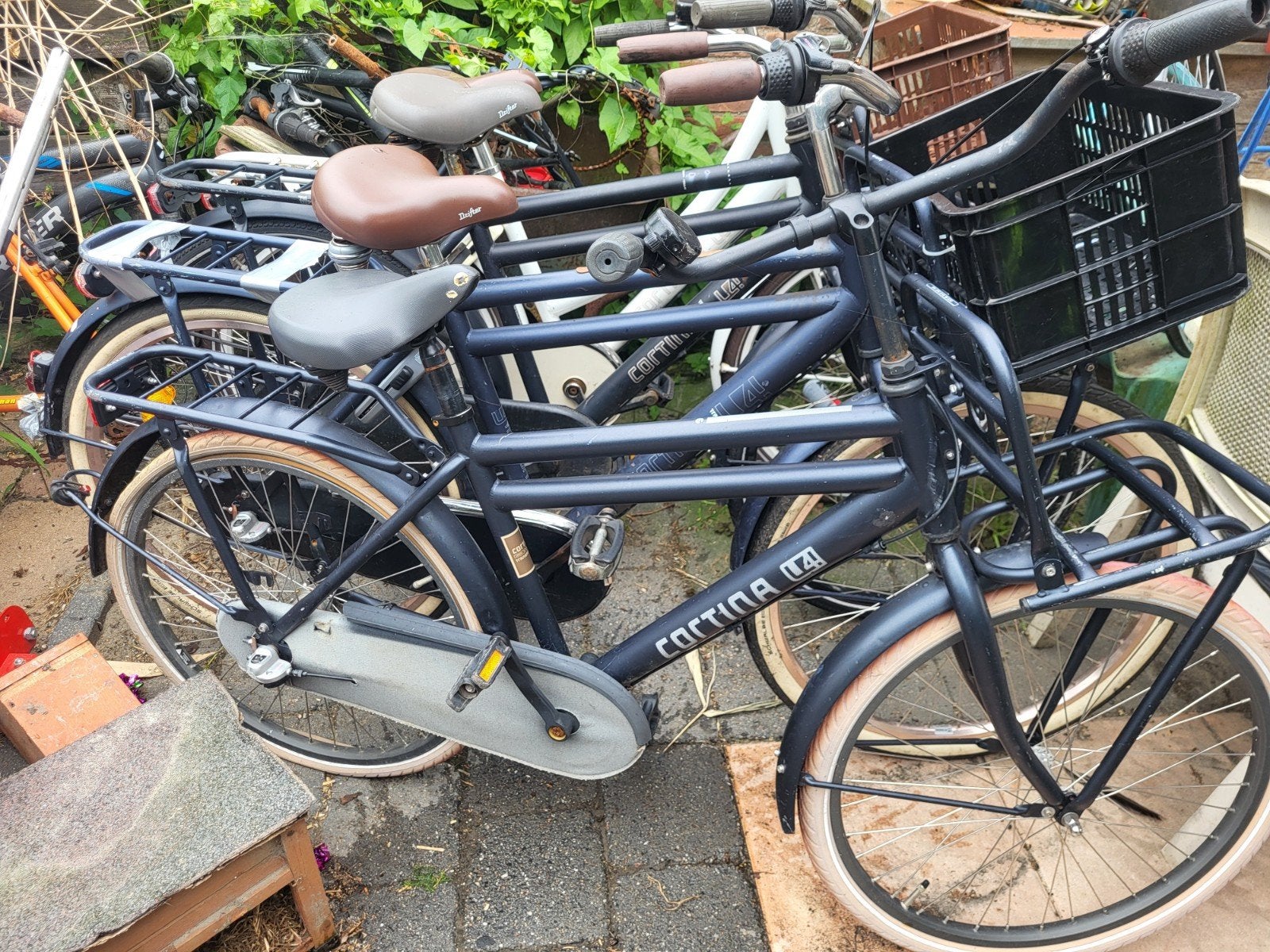 Partij 24 transportfiets/kinderfietsen Cortina-Alpina-Sparta, Ophalen, Gebruikt, Cortina U4 transportfiets