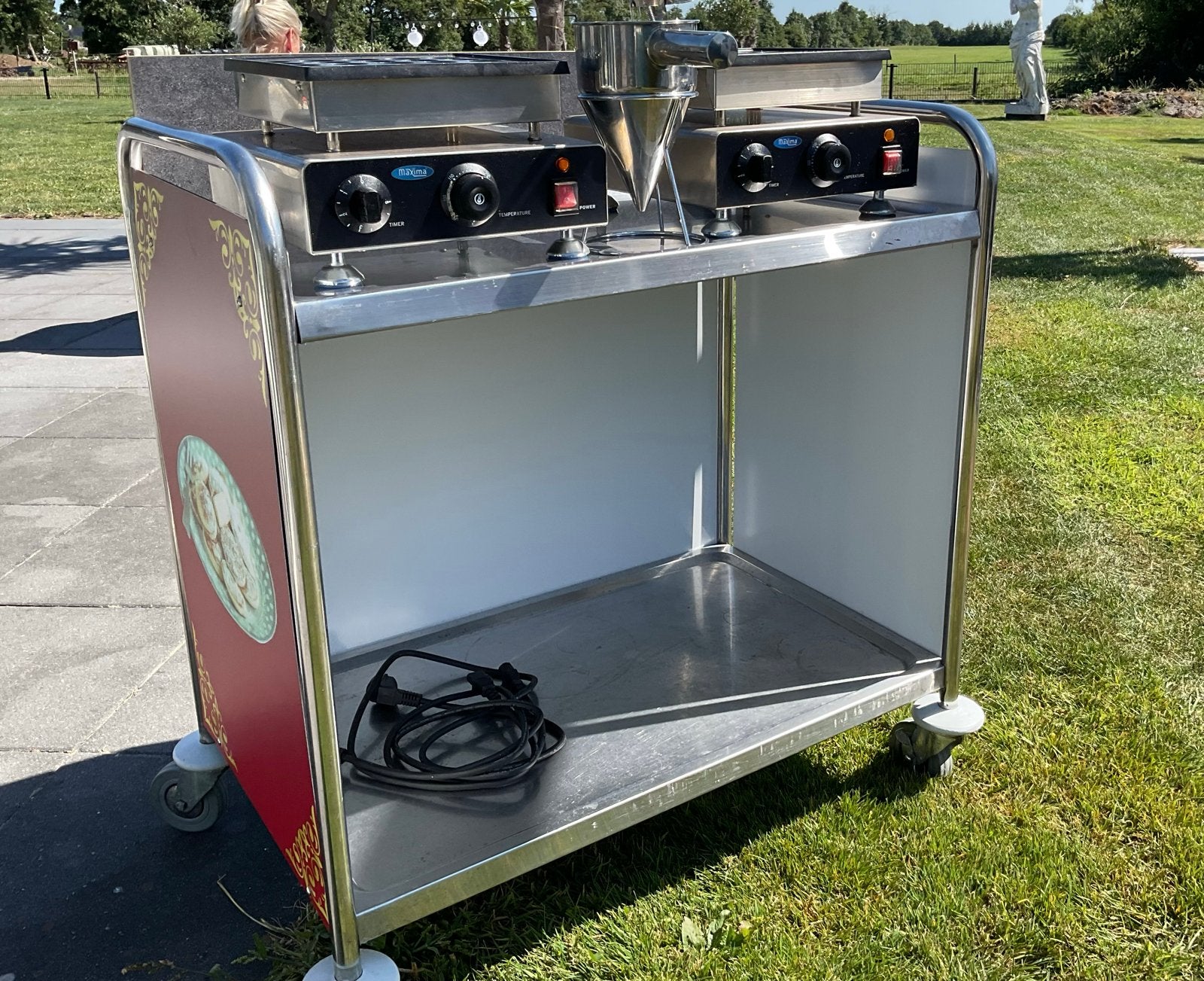 Poffertjes panen 2 stuks te huur 25 euro, Ophalen