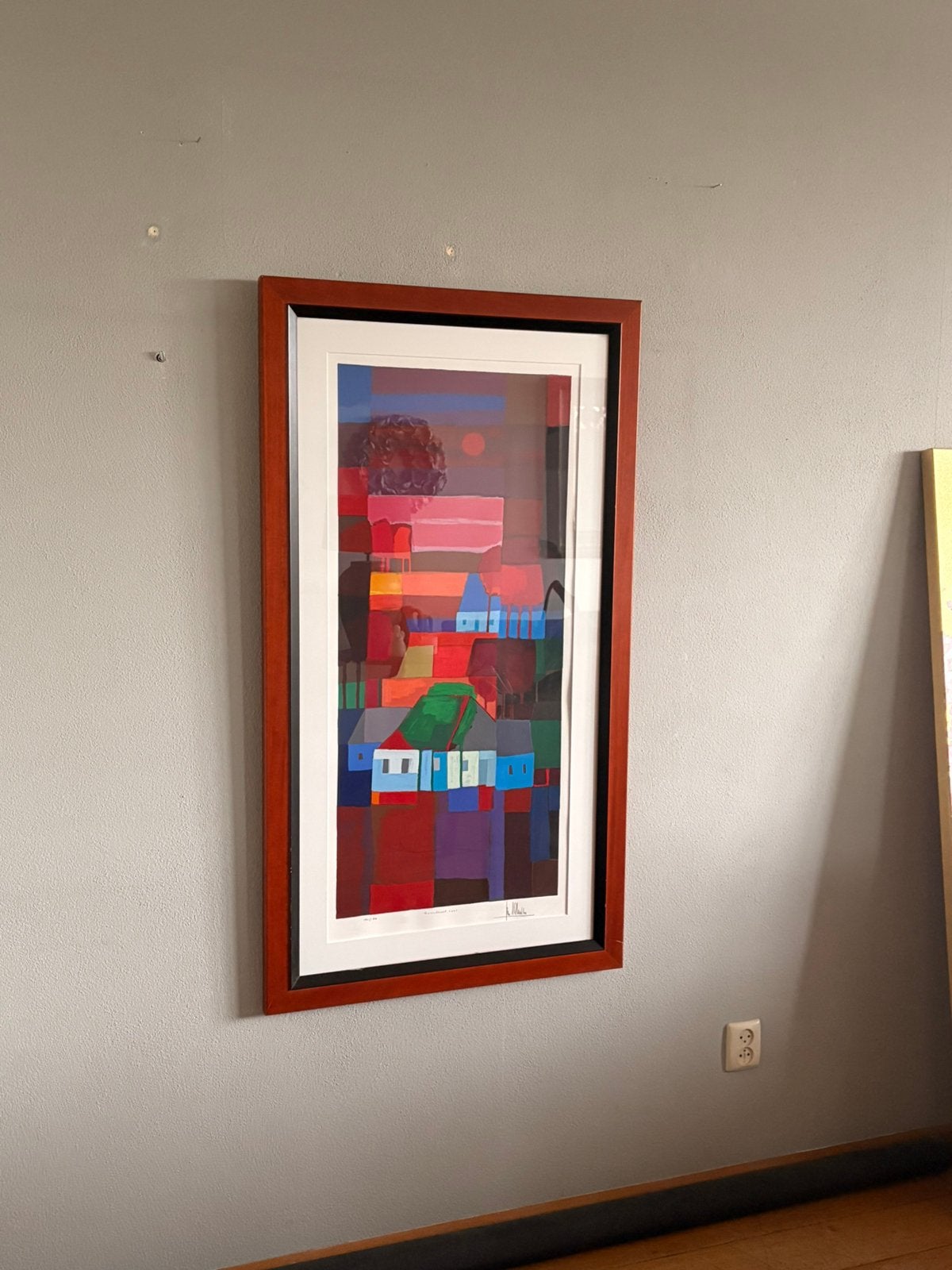 Ton Schulten-Avondrood-2001-180/180-handgesigneerd, Antiek en Kunst, Ophalen