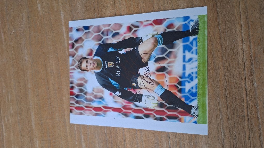 Foto 20x25cm met handtekening; Thomas Sorensen # Aston Villa, Ophalen of Verzenden, Nieuw, Buitenlandse clubs, Overige typen