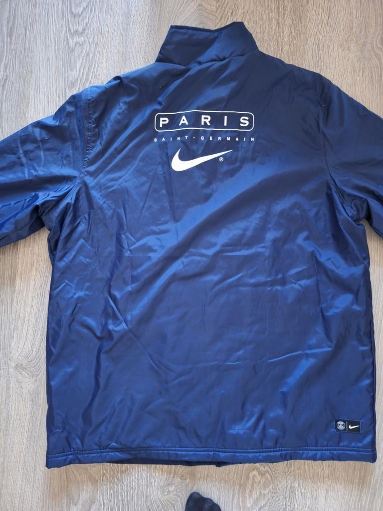 Nike Paris Saint-Germain Windjack - Maat XL, Blauw, Nike, Ophalen of Verzenden, Maat 56/58 (XL)