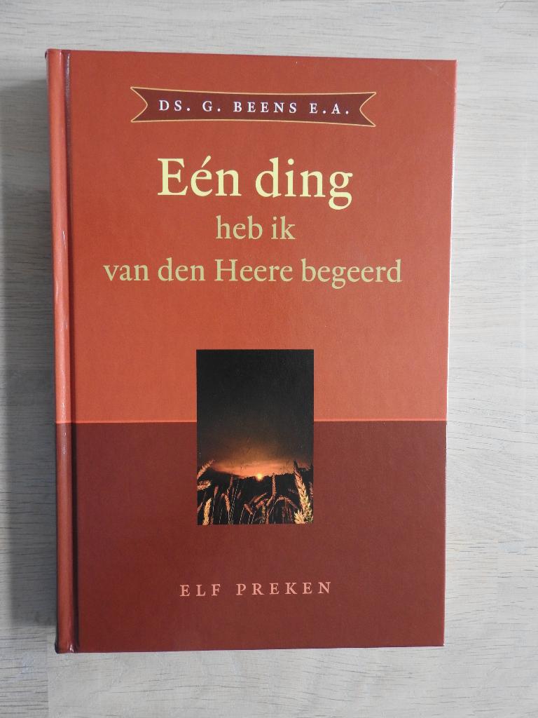 Ds. G. Beens e.a.- Eén ding heb ik van den Heere begeerd, Ophalen of Verzenden, Zo goed als nieuw