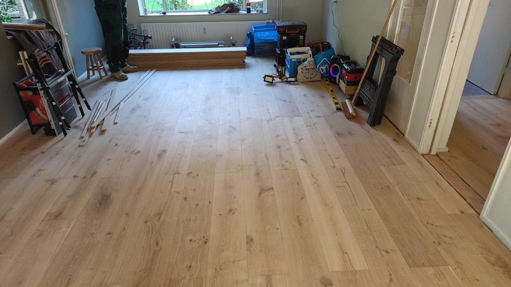 Foto 2 van Eiken/grenen vloerdelen +10% najaarkorting!