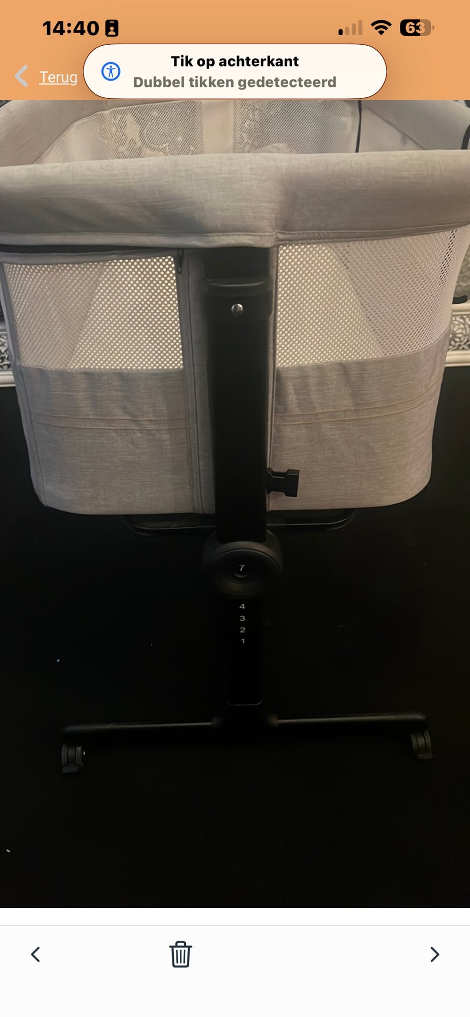 Leuk by TWF Co-sleeper/Wiegje - Zo goed als nieuw, Kinderen en Baby's, Babywiegjes en Ledikanten, Ophalen, Gebruikt, Wieg