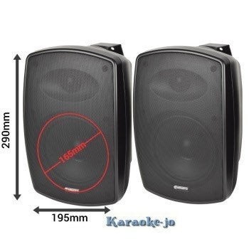 DAP EVO 6 - passieve 6.5-inch buiten speakers Zwart, Audio, Tv en Foto, Luidsprekers, Overige merken, Verzenden, ., Overige typen