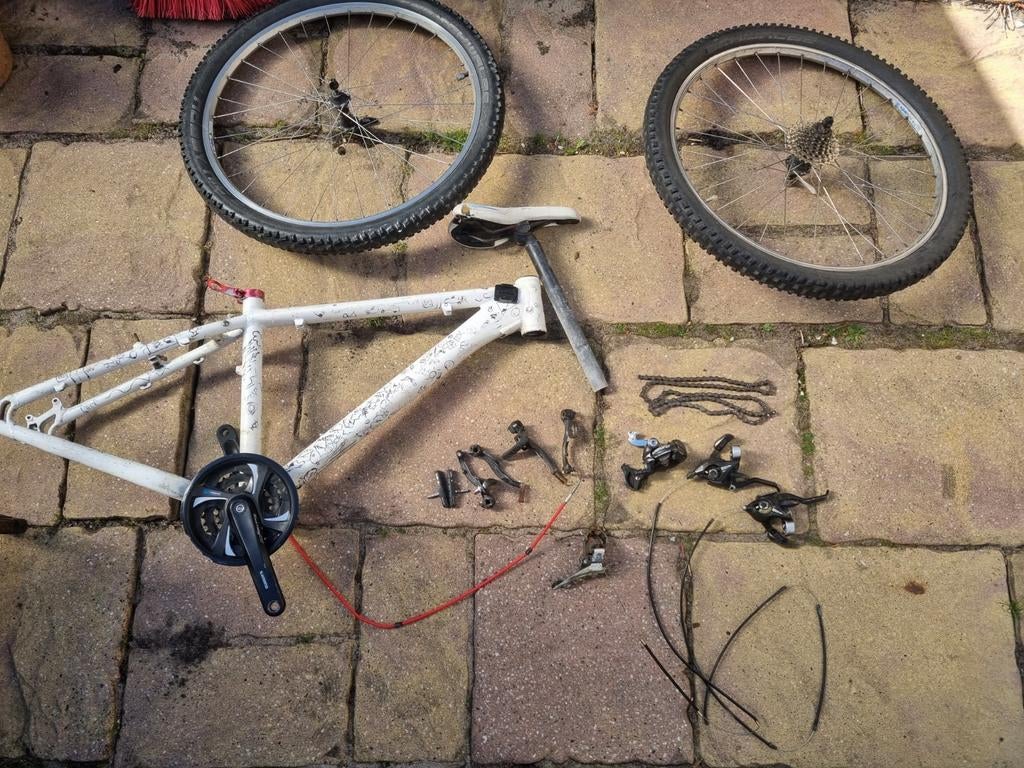 Cube Mountainbike onderdelen - 26 inch wielen, Shimano, Fietsen en Brommers, Fietsonderdelen, Gebruikt, Overige typen, Ophalen of Verzenden