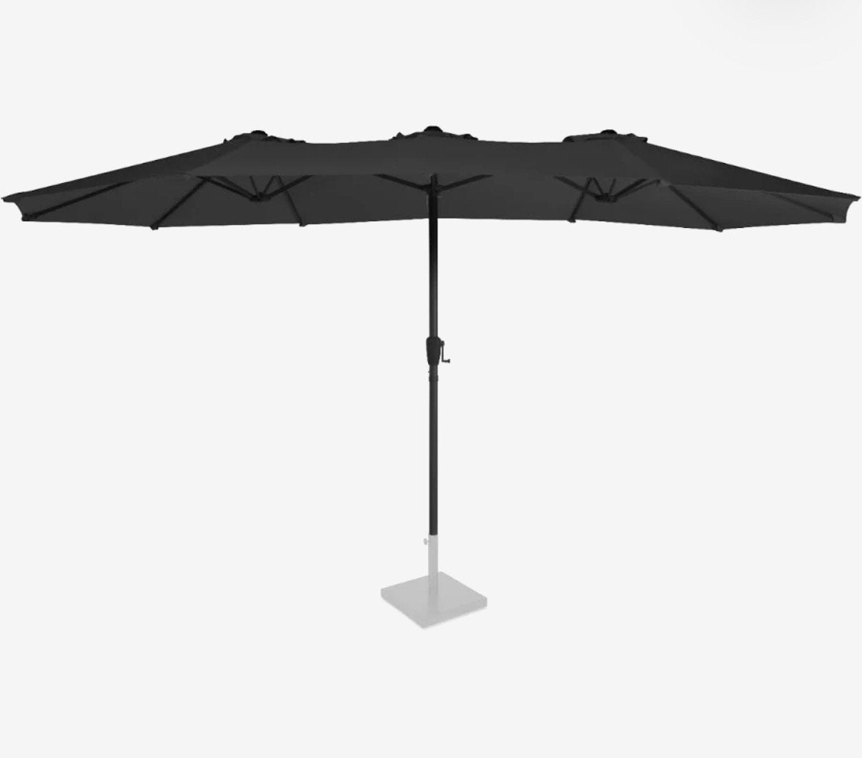 VONROC Premium Parasol Iseo 460x270 cm zwart – ongebruikt, Ophalen, Zo goed als nieuw, Lingenstraat 6, 8028 PM Zwolle, Nederland