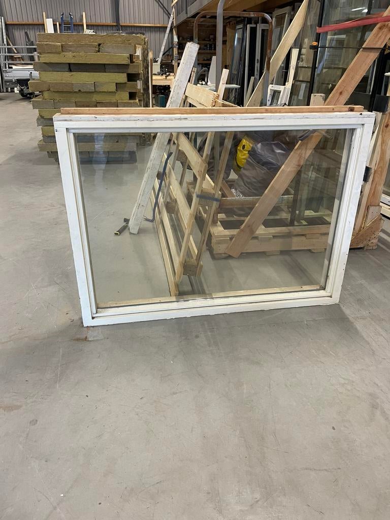 Hardhouten kozijn 138*100, Ophalen, 1 tot 2 meter, Q, Minder dan 3 meter