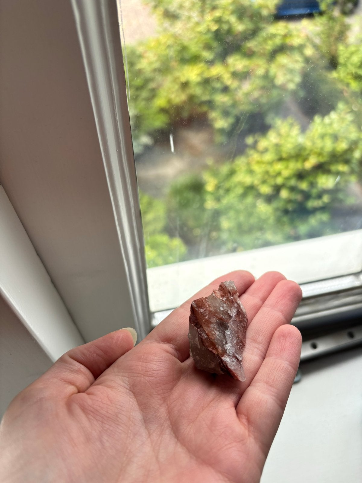 Rode Calciet Edelsteen - Natuurlijk Kristal, Sieraden, Tassen en Uiterlijk, Edelstenen, Verzenden, Nieuw