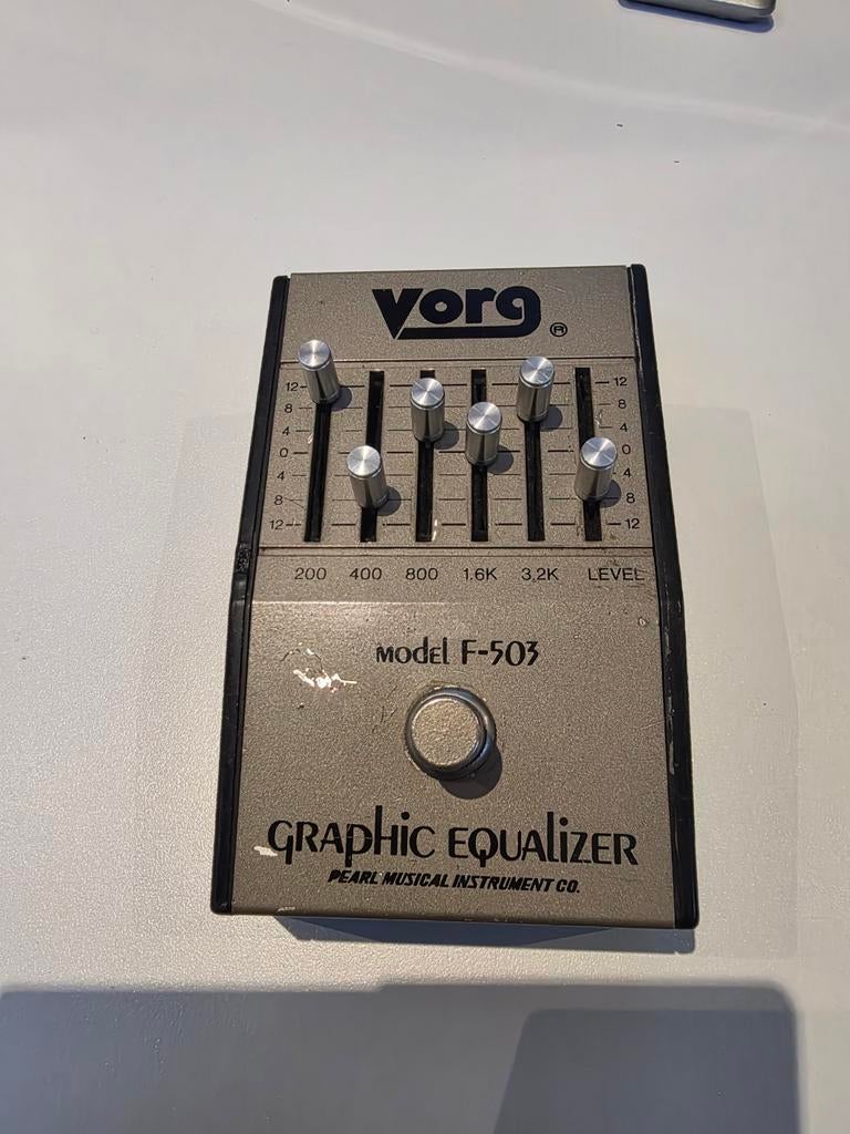 Vorg F- 503 grafische equalizer jaren '70, Muziek en Instrumenten, Effecten, Ophalen of Verzenden, Gebruikt, Equalizer