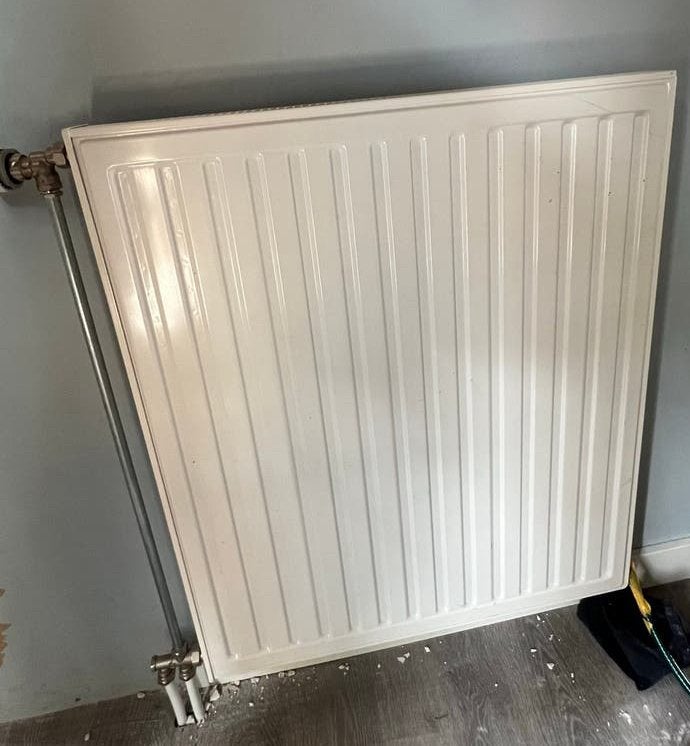 Radson paneelradiator type 11 90x75 cm met aansluitset, Ophalen, Gebruikt, Radiator, 60 tot 150 cm