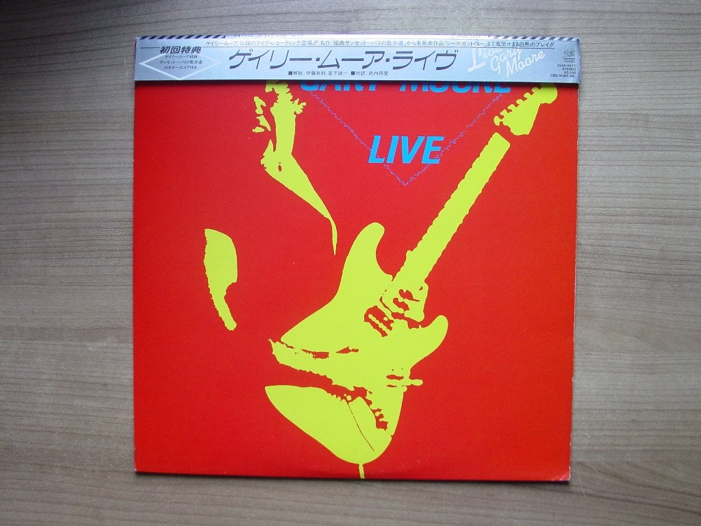 Gary Moore – Live, LP, Inclusief obi, Ophalen of Verzenden, Zo goed als nieuw
