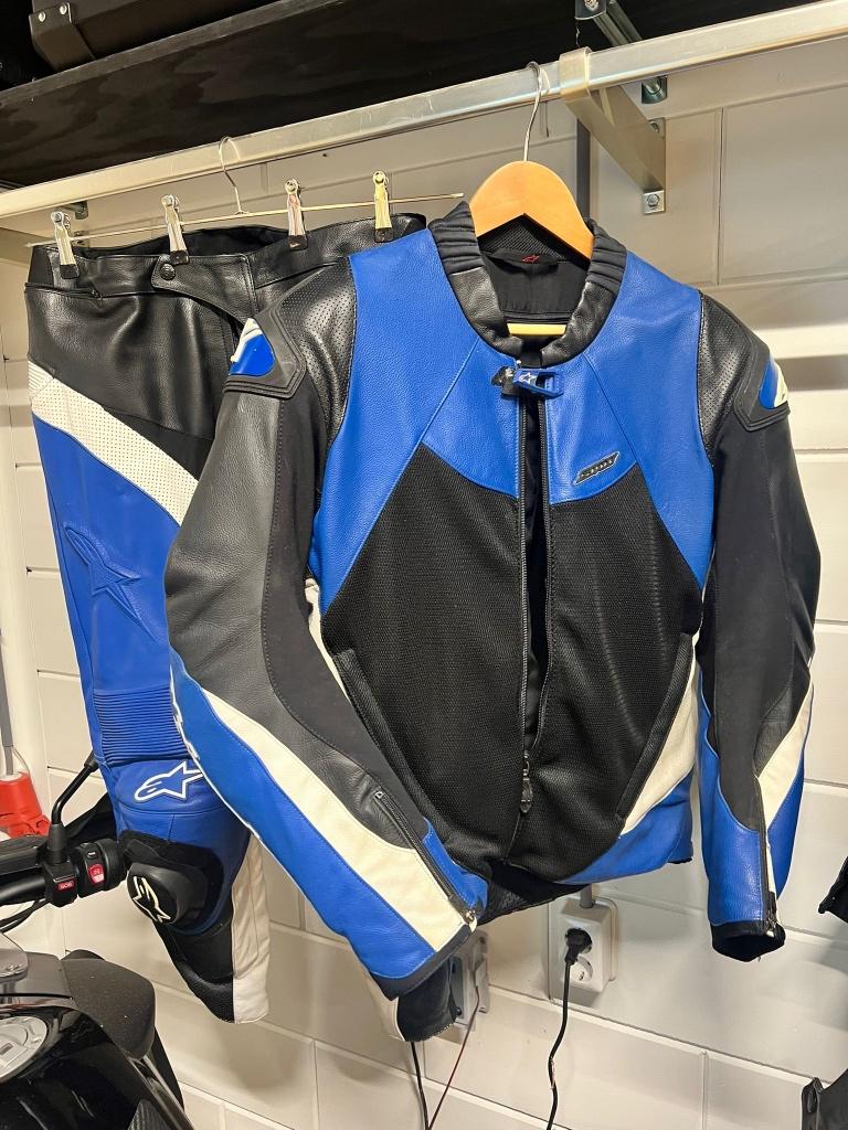 Motorjas leder alphinestars mt 56, Motoren, Alpine Stars, Heren, Jas | leer, Ophalen of Verzenden