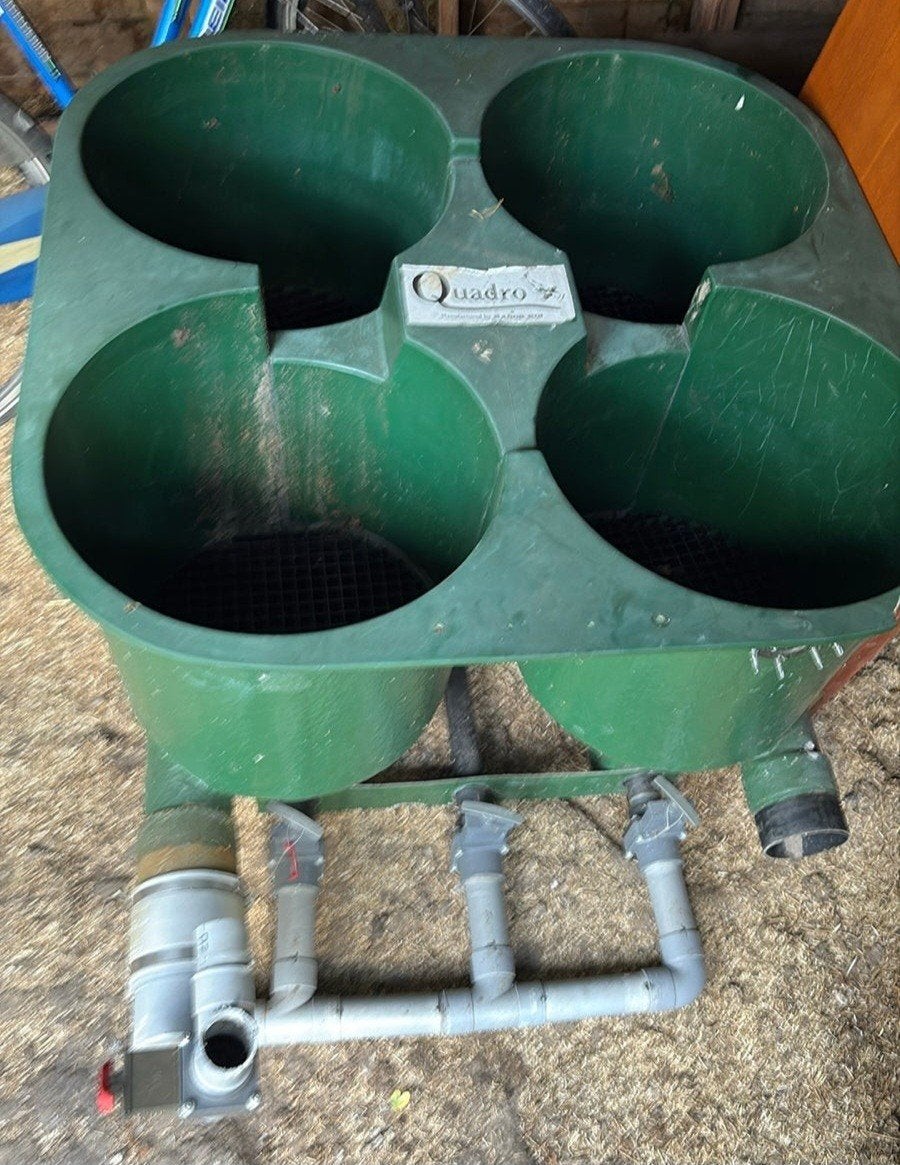 klaverblad filter, Ophalen, Gebruikt, Vijverfilter