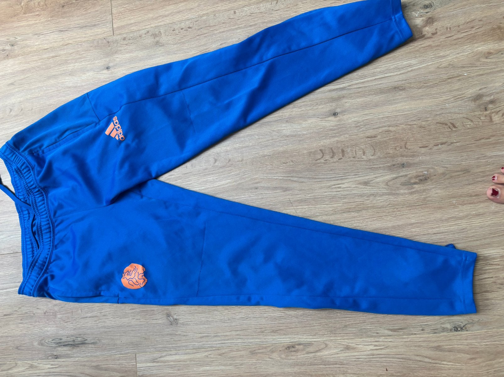 Adidas sportbroek maat s, Blauw, Overige typen, Ophalen of Verzenden, Maat 36 (S)