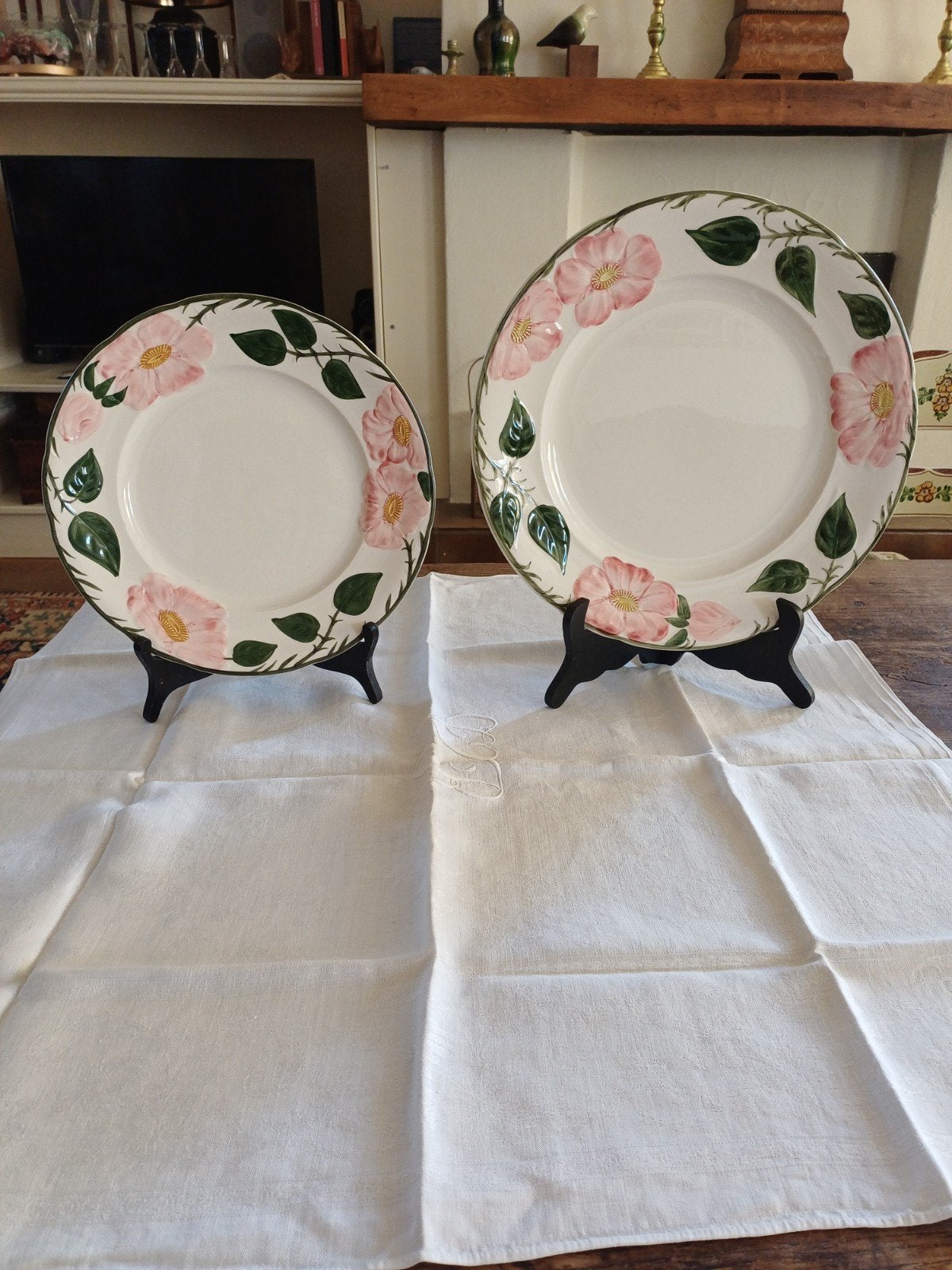 Vintage Gebakschaal/serveerschaal.Villeroy en Boch Wild Ros, Ophalen of Verzenden