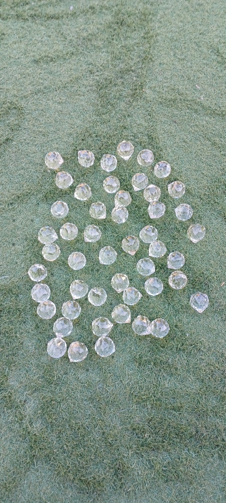 Ballen voor kristallen kroonluchter zak model 49stuks 40mm, Ophalen, Gebruikt, Glas, Klassiek