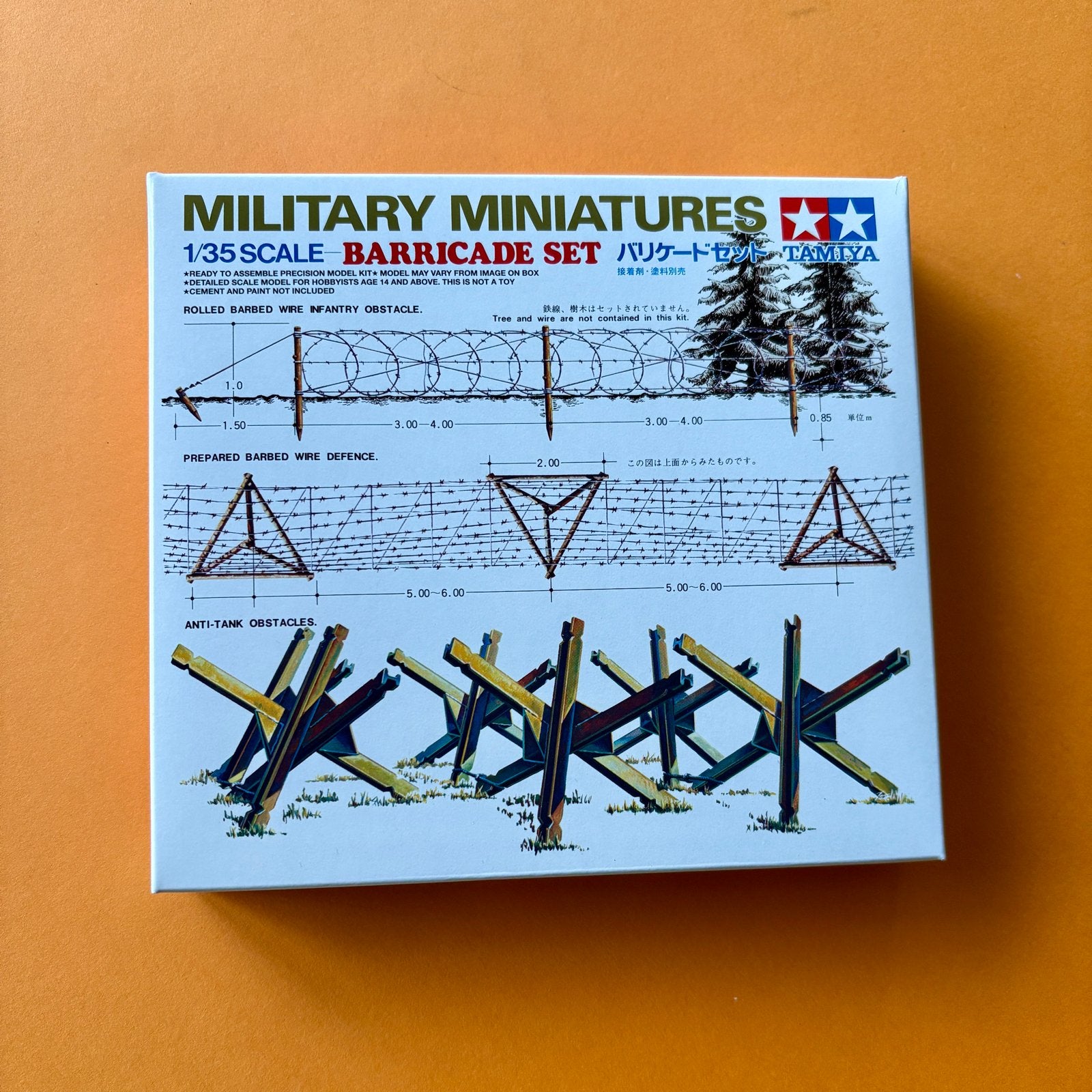 Tamiya Militaire Miniatuur Barricade Set 1/35 Schaal, Verzenden, Nieuw, 1:35 tot 1:50