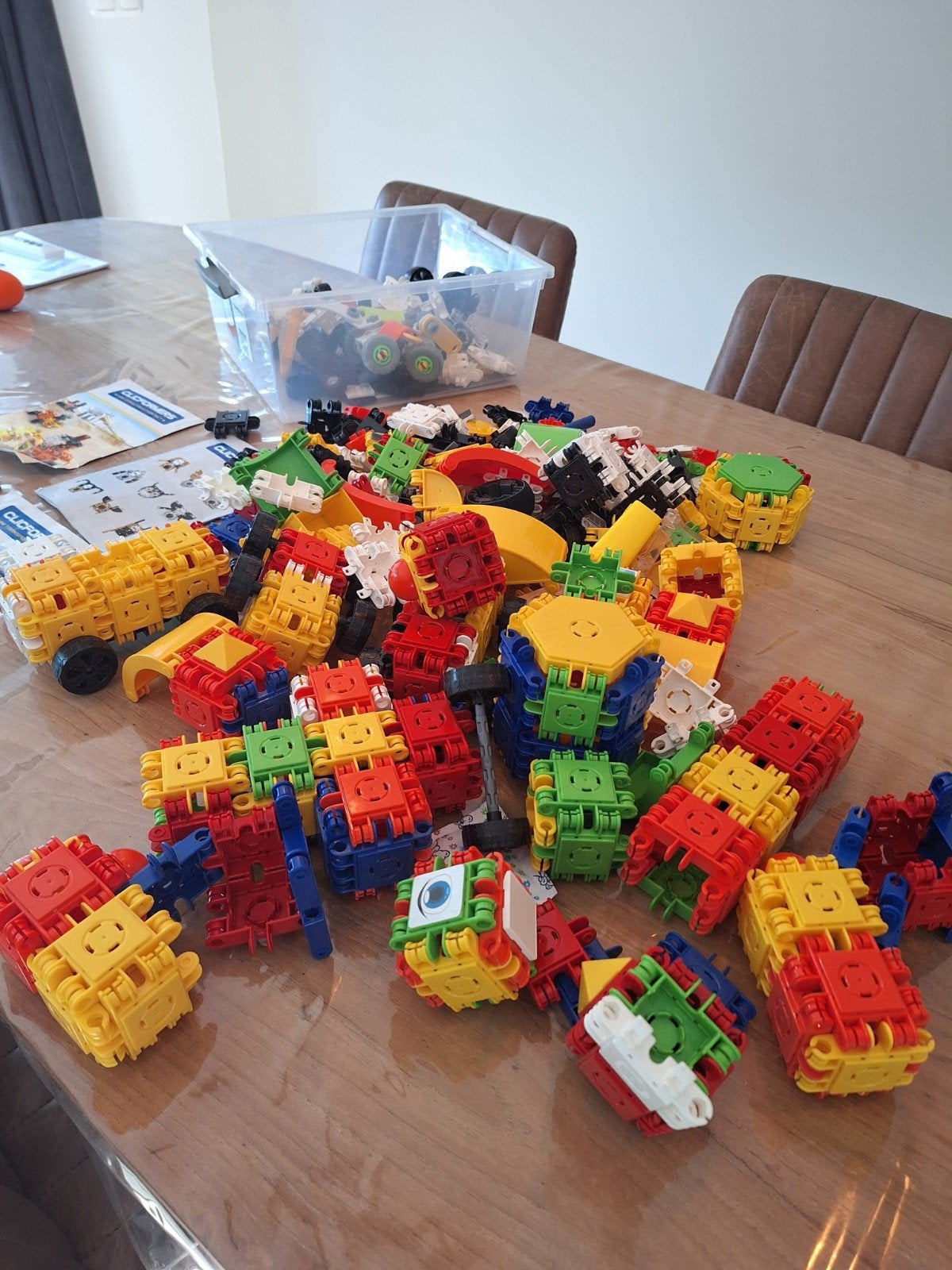 Grote set Clicformers met instructieboekjes, Ophalen