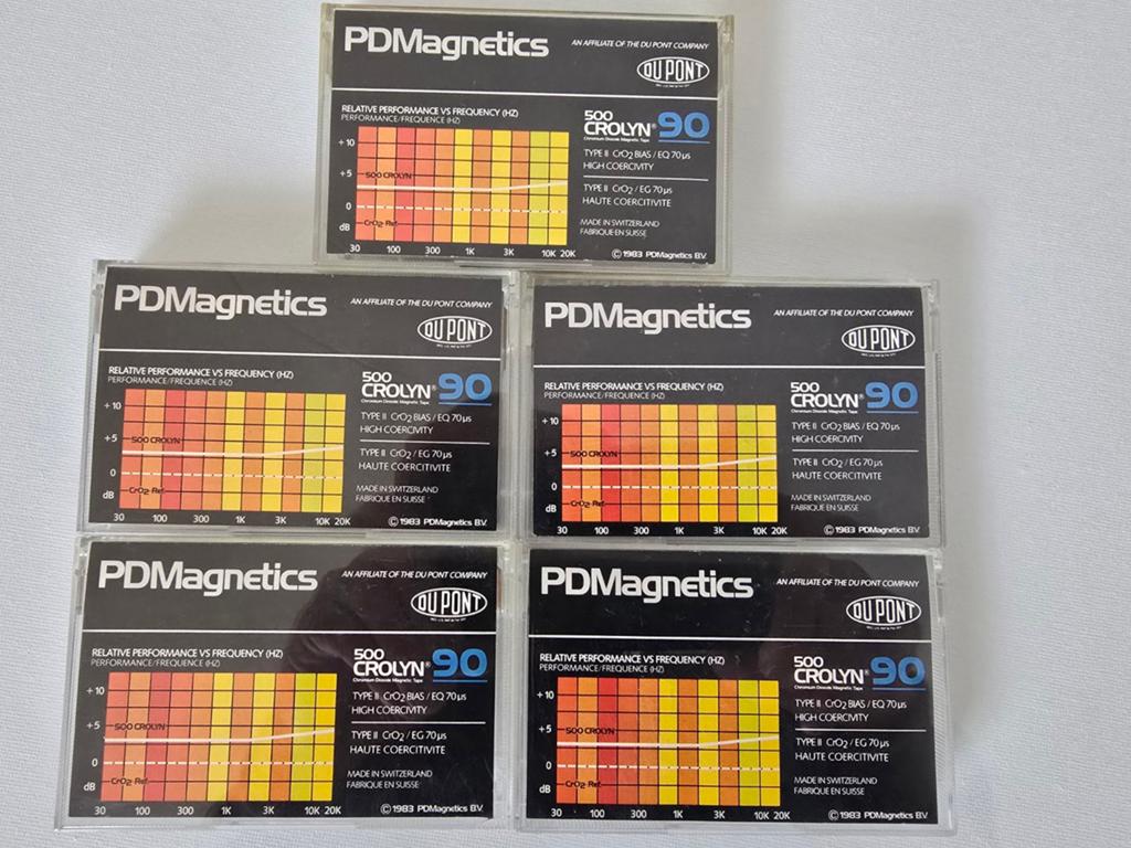 5 PDMagnetics cassettebandjes, Ophalen of Verzenden, Zo goed als nieuw, Overige genres, 2 t/m 25 bandjes
