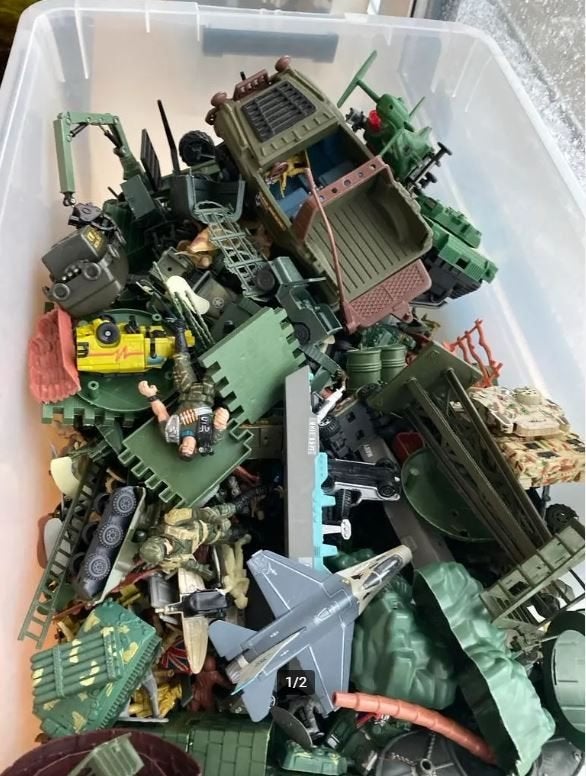 miniatuur leger oorlog figuren voertuigen vliegtuigen, Ophalen of Verzenden, Zo goed als nieuw, Overige typen