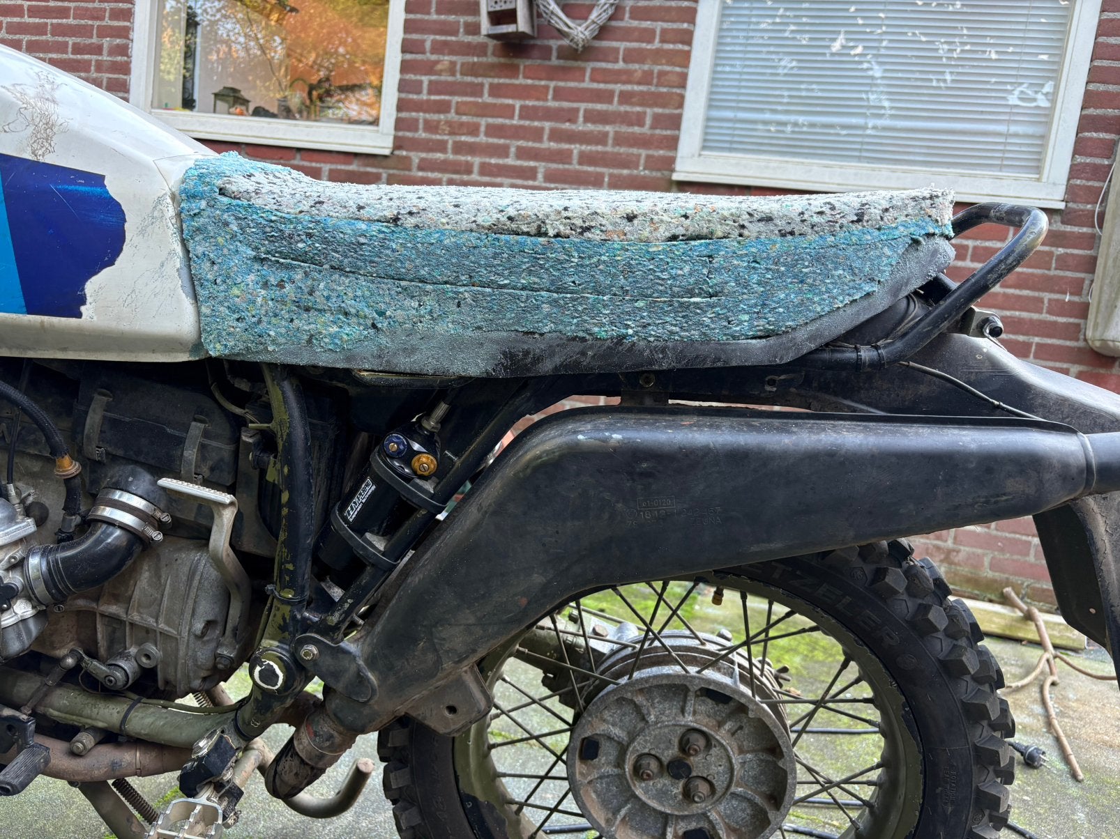 Uitlaat systeem bmw airhead , gs , bmw r65 gs, Motoren, Ophalen of Verzenden