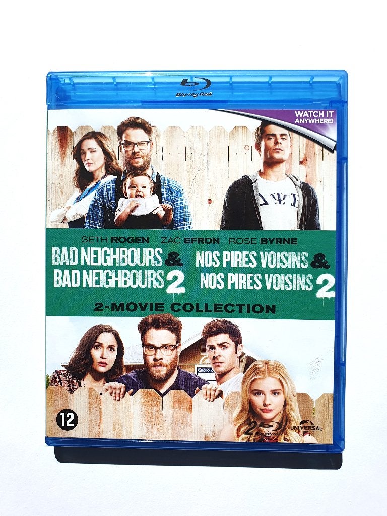 Bad Neighbours 1 + 2 (2 disc), Ophalen of Verzenden, Zo goed als nieuw, Overige genres