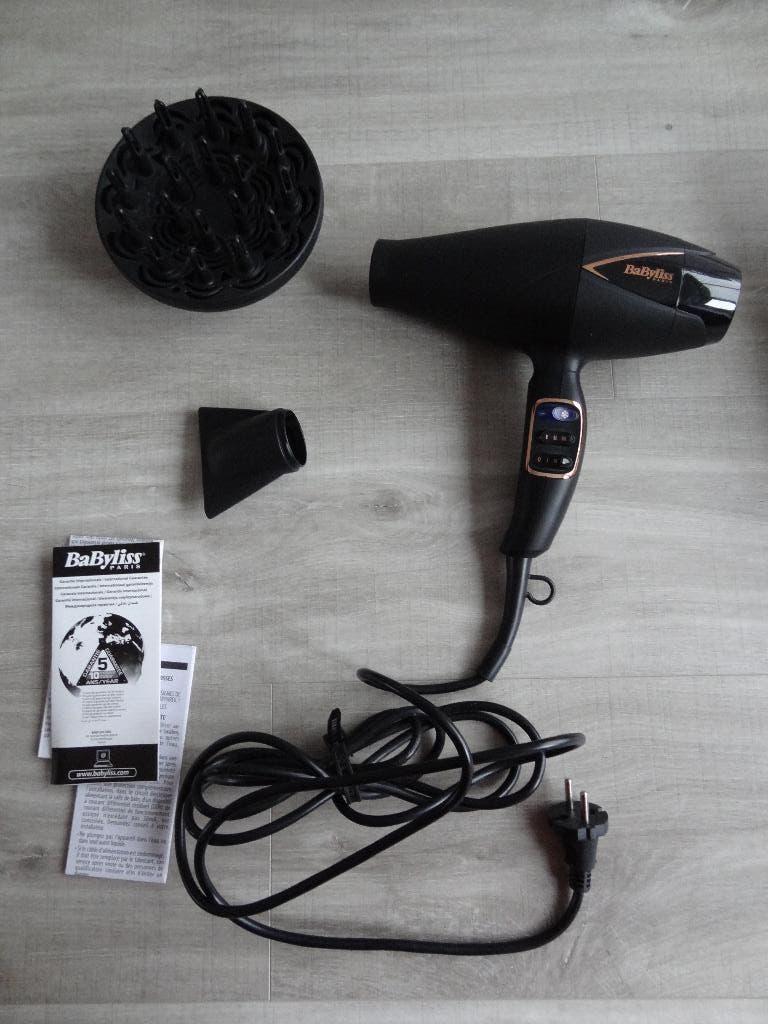 BaByliss Salon Air Brilliance Föhn D665E >Snelle Verzending!, Ophalen of Verzenden, Zo goed als nieuw, Föhn of Haardroger