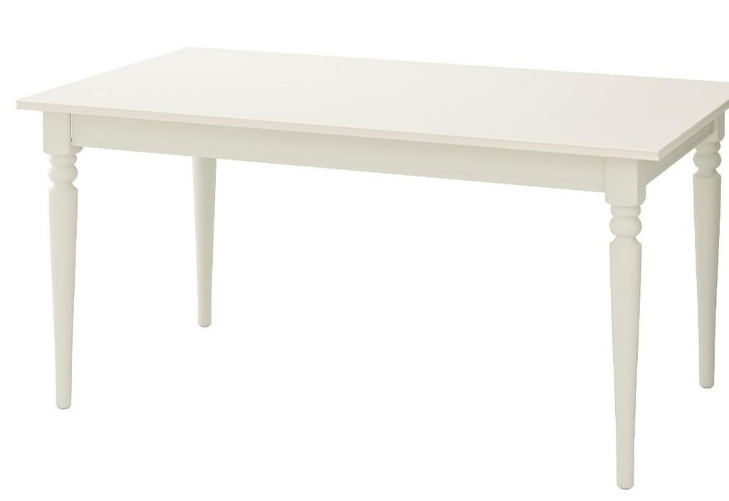 Ikea Ingatorp Uitschuifbare Tafel 155/215x85 cm, Huis en Inrichting, Tafels | Eettafels, Ophalen, Gebruikt, Klassiek, 50 tot 100 cm