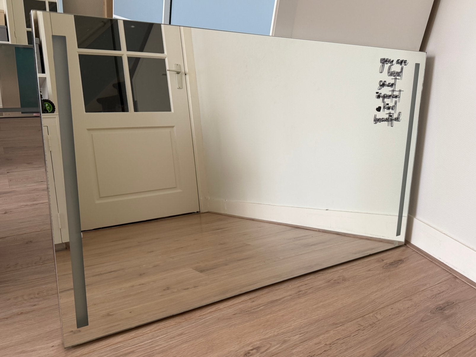 Twee spiegels voor badkamer met ingebouwde verlichting, Ophalen, 100 tot 150 cm, Zo goed als nieuw, 100 tot 125 cm