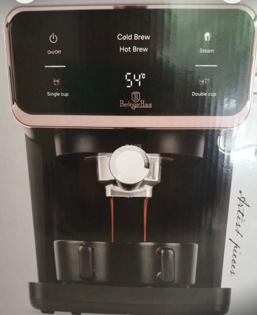 Espresso maker Berlinger Haus, Witgoed en Apparatuur, Koffiezetapparaten, Nieuw, Gemalen koffie, Koffiepads en cups, Overige typen