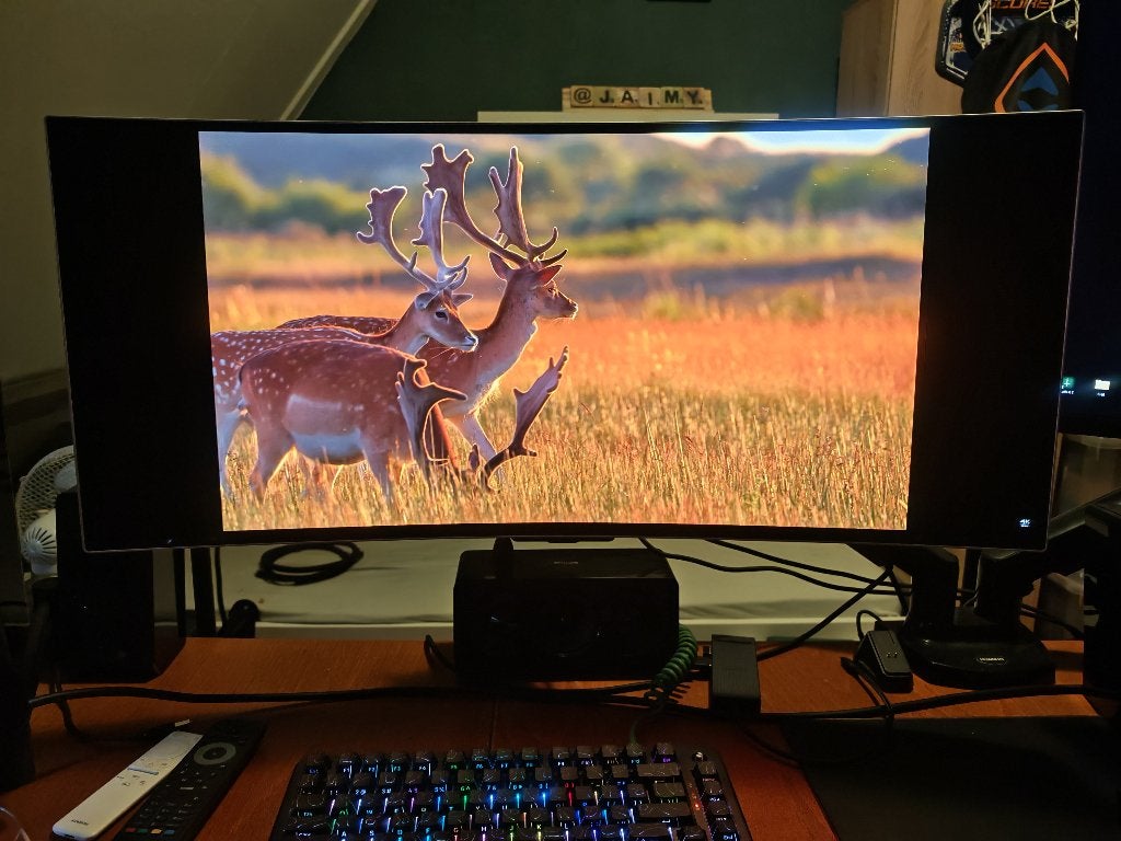 Samsung Odyssey G8 OLED 34" (Met lijn door scherm!), Computers en Software, Gaming, Zo goed als nieuw, Samsung odyssey, Overige typen