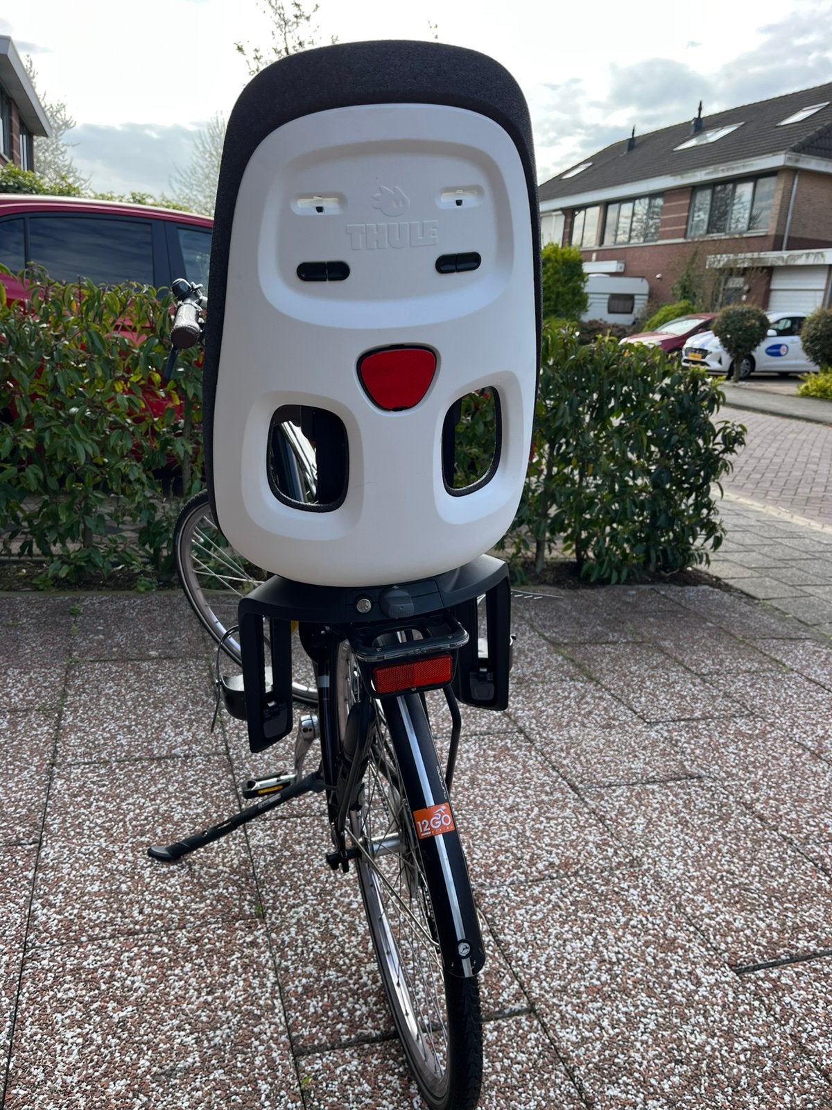 Fietskinderzitje Thule Yepp nexxt Maxi achterzitje bruin, Ophalen, Achterzitje, Voetsteuntjes, 9 t/m 18 kg